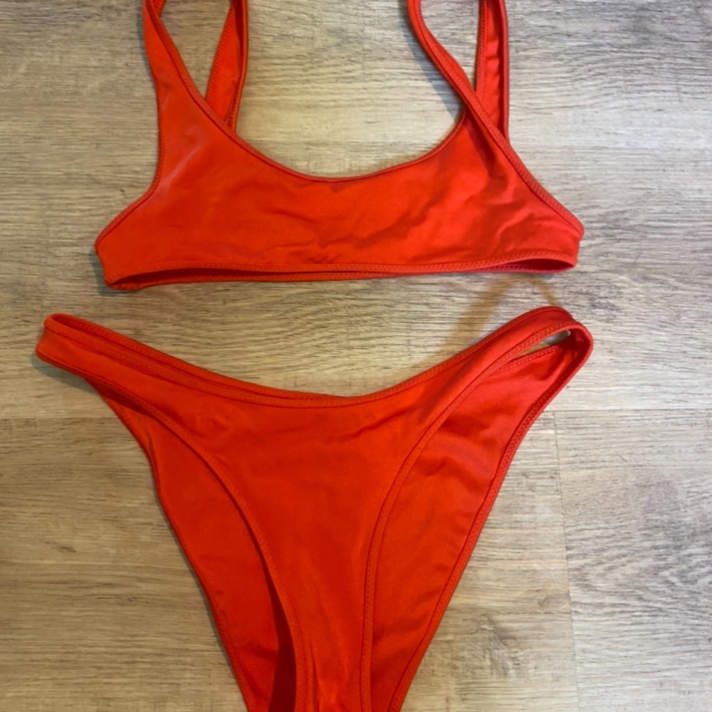 Triangle bathing suit